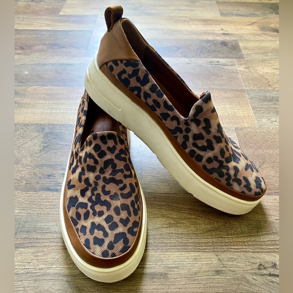 Leopard print sneakers